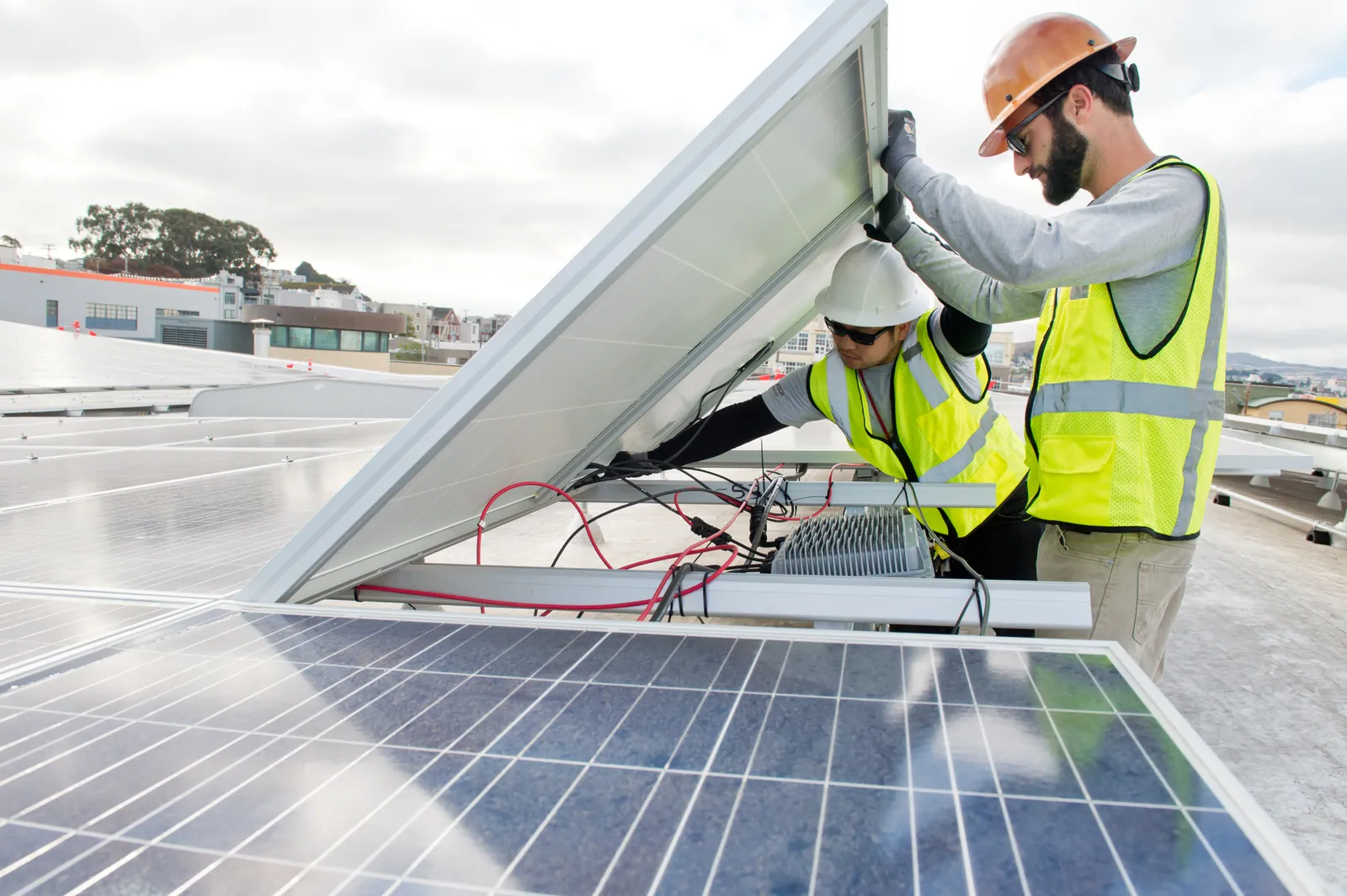 Maintenance d'une centrale photovoltaïque